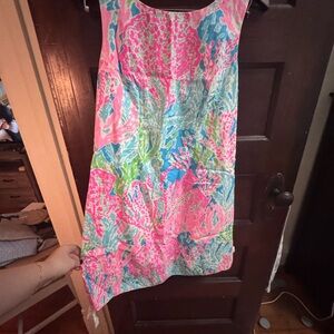 Lilly Pulitzer Pink and Blue Floral Dress